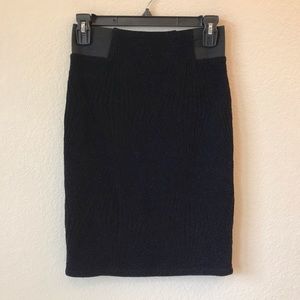Silvergate Metallic Blue Sparkle Pencil Skirt Size 4 Holiday Special Event